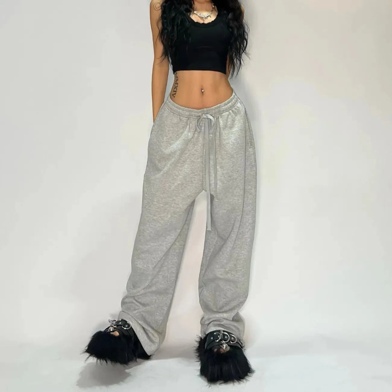 Oversize Woman Sweatpants Loose Casual Jogger Pants 7~12days