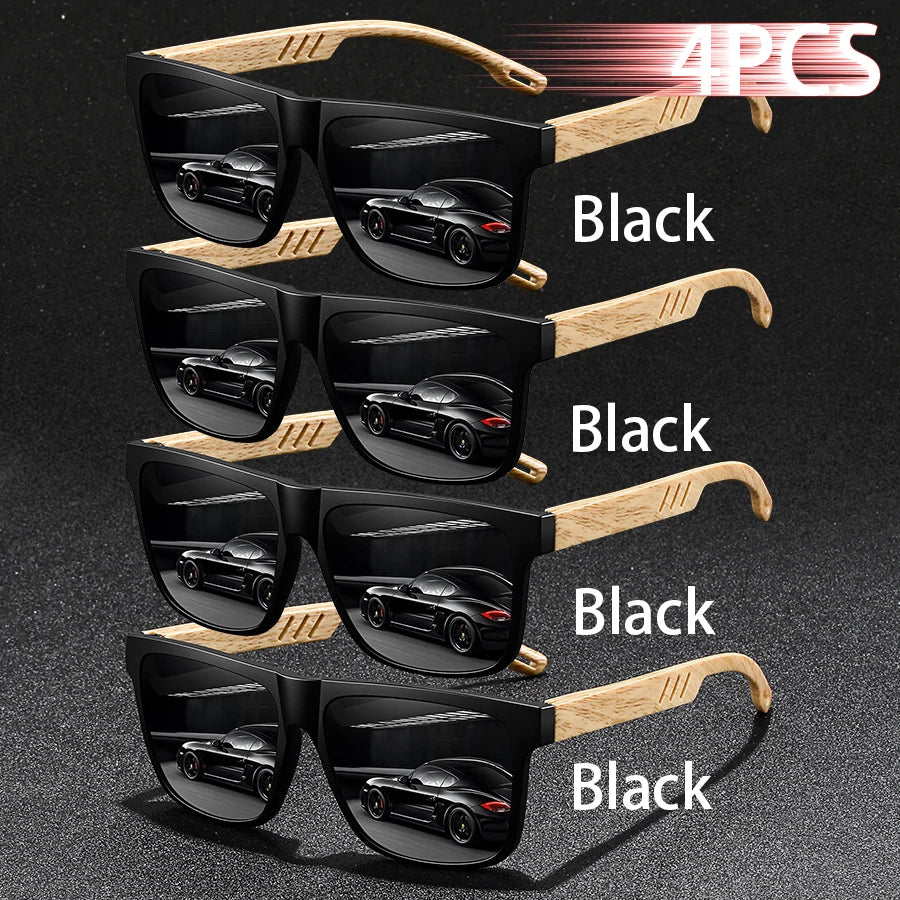 4PCS Luxury Designer Sunglasses Set 9~13days