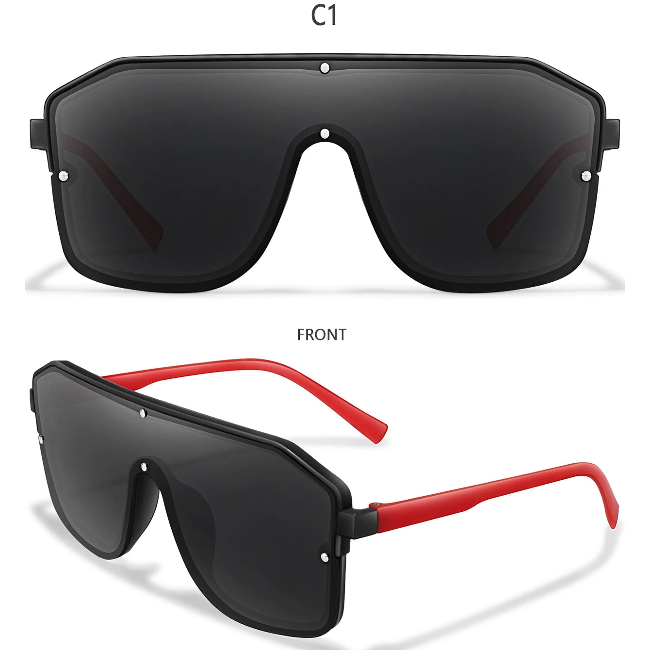 Square Big Frame Sunglasses Men/Women 10~13days