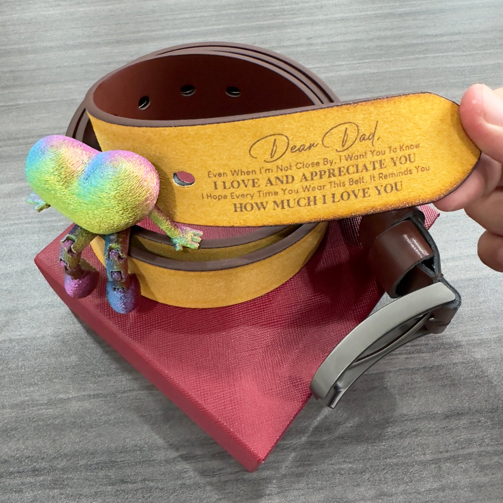 Belt For Dad - Brown - Red 3-5 days