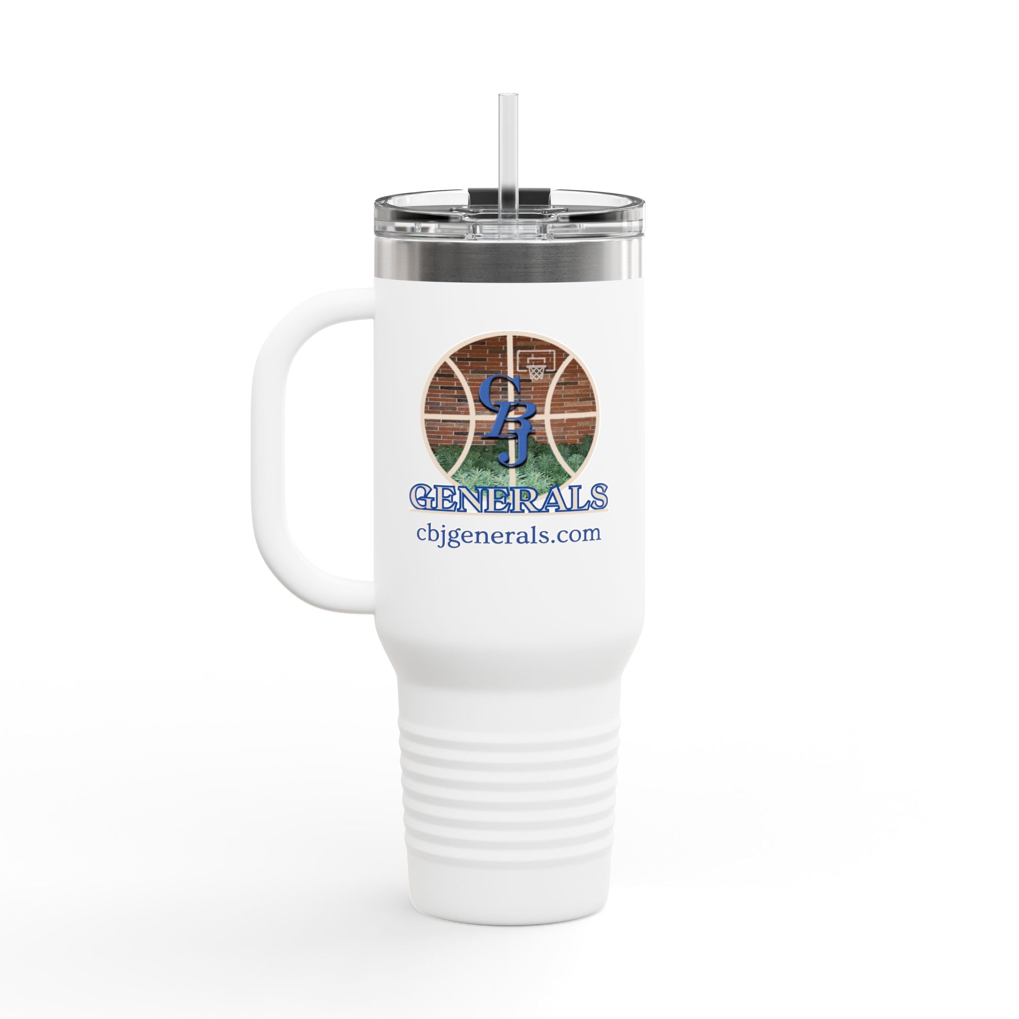 Insulated Travel Mug, 40oz White