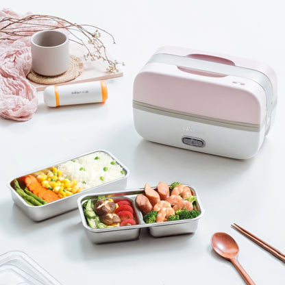 Electric heating lunch box can be plugged in and portable with meals