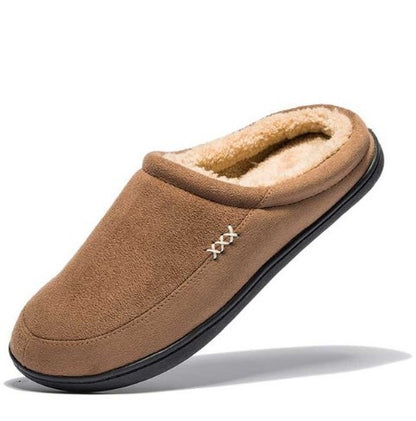 Warm Cotton Slippers Winter Men Casual Shoes Bathroom Home Soft Slippers Plush Non-slip Slippers Indoor Footwear