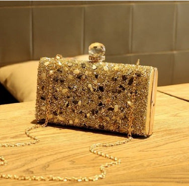 Crossbody bag diamond evening bag