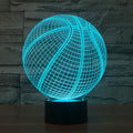 Basketball Creative Illusion Colorful 3D Lights 5-9days