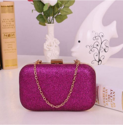 Women Handbag Evening Bags For Party New Women Chain Shoulder Bag Ladies Fashion Gold Clutch Box Bag Women Messenger