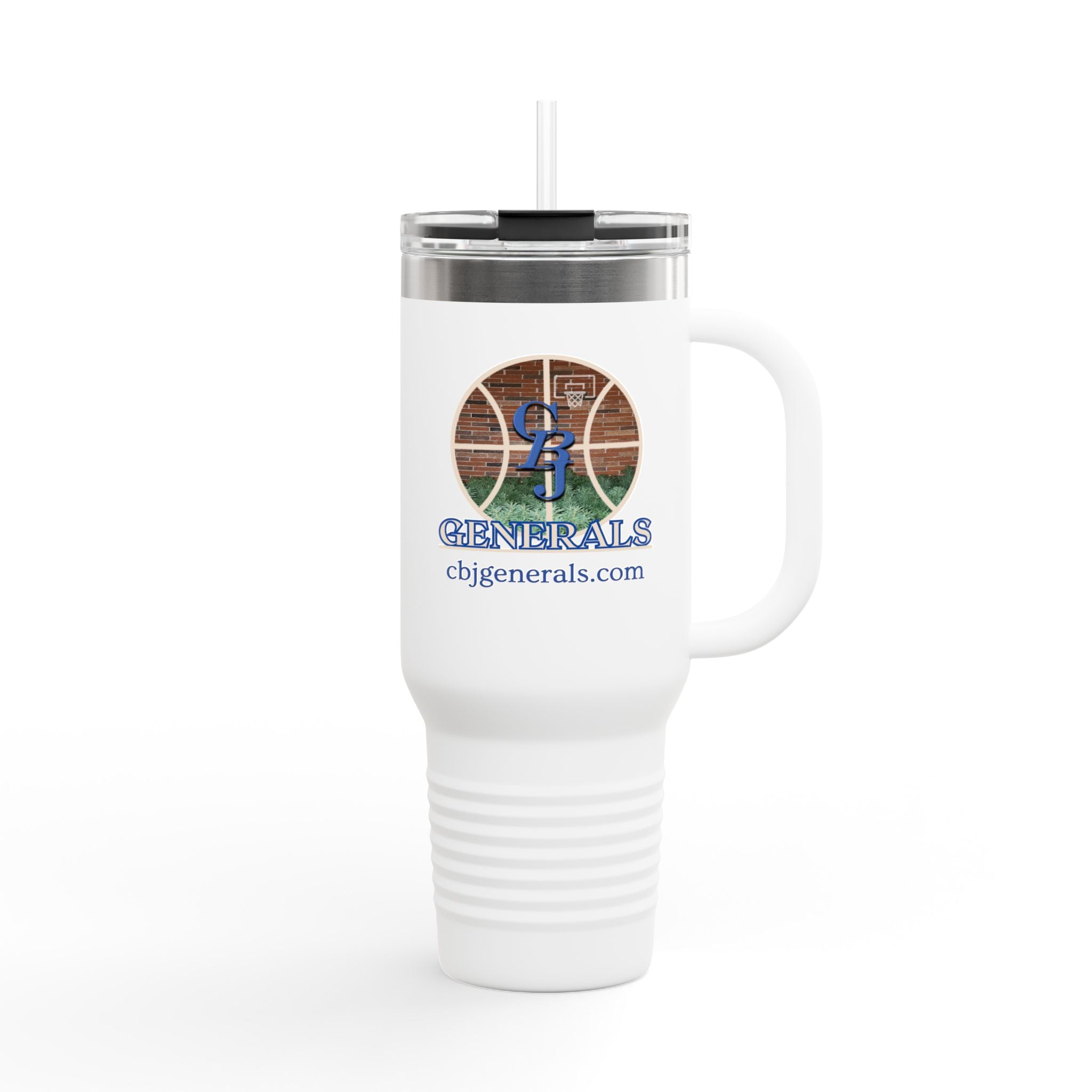 Insulated Travel Mug, 40oz White