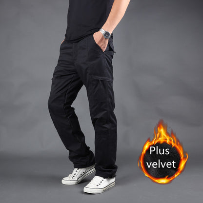 Men'S Work Pants Multi-Pocket Overalls