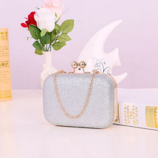 Women Handbag Evening Bags For Party New Women Chain Shoulder Bag Ladies Fashion Gold Clutch Box Bag Women Messenger