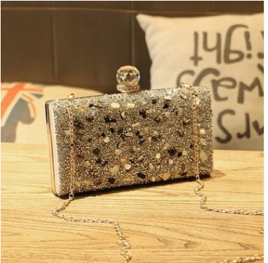 Crossbody bag diamond evening bag