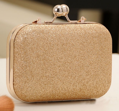 Women Handbag Evening Bags For Party New Women Chain Shoulder Bag Ladies Fashion Gold Clutch Box Bag Women Messenger