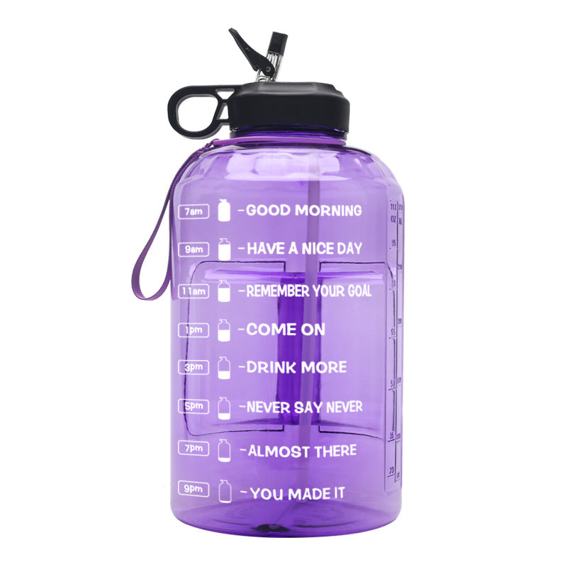 1 Gallon Plastic Large Capacity Sports Bottle