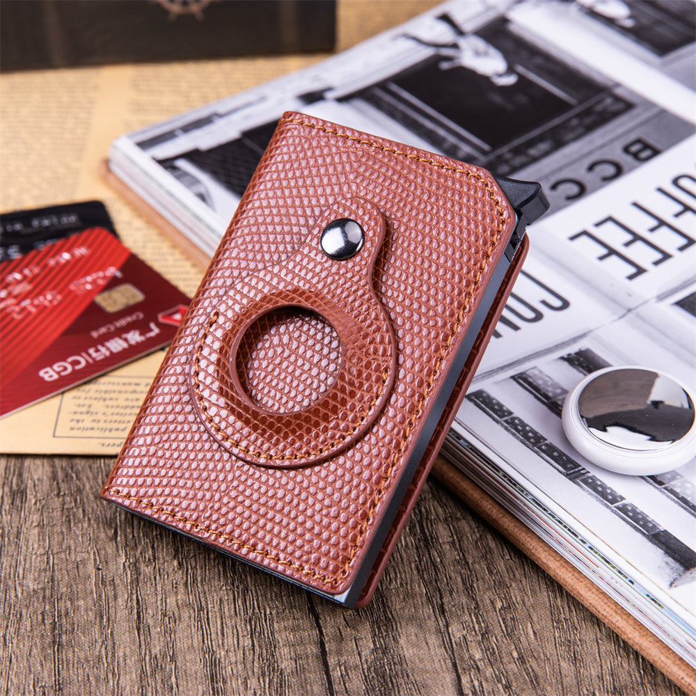 Men's Anti-theft Swipe Card Holder Tracker Hole 3-7days