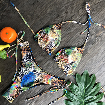 Swimsuit floral vintage swimsuit