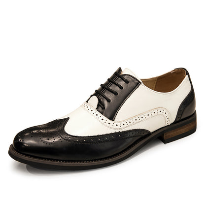 British Carved Men's Business Dress Shoes