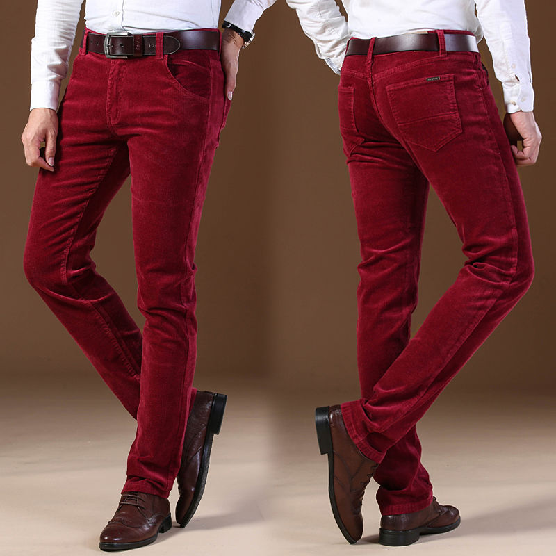 Autumn And Winter Stretch Casual Pants Men's Corduroy Men's Pants