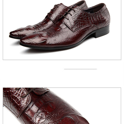 Hairdresser Men's Dress Handmade Leather Shoes