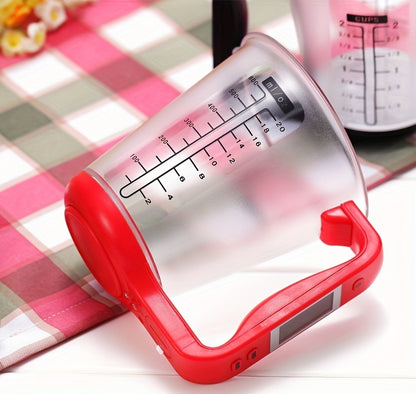 Multi-function Kitchen Electronic Measuring Cup Kitchen Scale Meal Scale Tools Plastic Spoon Electron Small Plastic Cup Custom