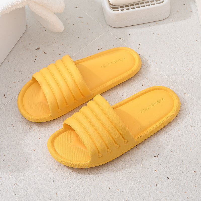 Men and women household bathroom slippers