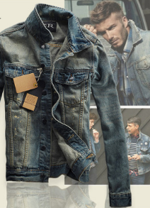 A denim jacket for men, jeans for men and jeans for men