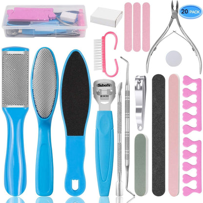 8-in-1 foot board file pedicure set