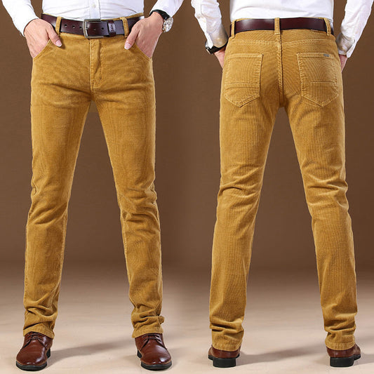 Autumn And Winter Stretch Casual Pants Men's Corduroy Men's Pants