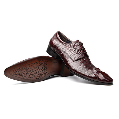 Hairdresser Men's Dress Handmade Leather Shoes