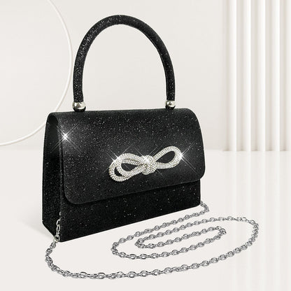 Shiny Rhinestone Handbag High-end Shiny Niche Women Bag