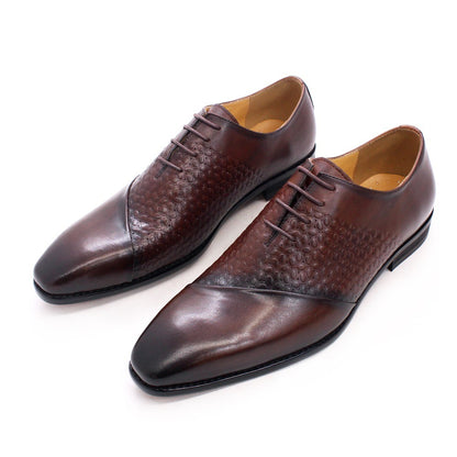 Summer British Spot Men's Shoes Business Dress Shoes Men