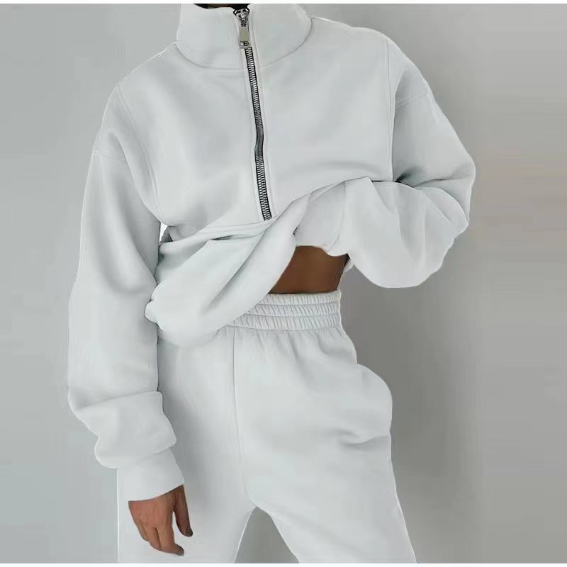 Sportswear Long Sleeve Sweatshirt And Trousers For Spring Fall Women's Clothing  7-12days