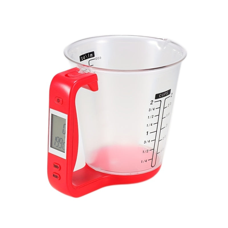 Multi-function Kitchen Electronic Measuring Cup Kitchen Scale Meal Scale Tools Plastic Spoon Electron Small Plastic Cup Custom