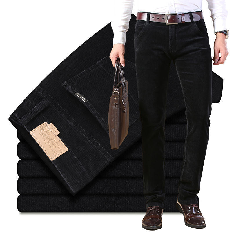 Autumn And Winter Stretch Casual Pants Men's Corduroy Men's Pants