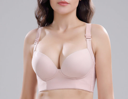 Thin Beautiful Back Plus Size Without Wire Push Up Bra