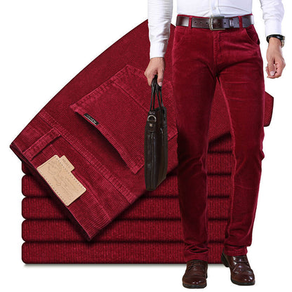 Autumn And Winter Stretch Casual Pants Men's Corduroy Men's Pants