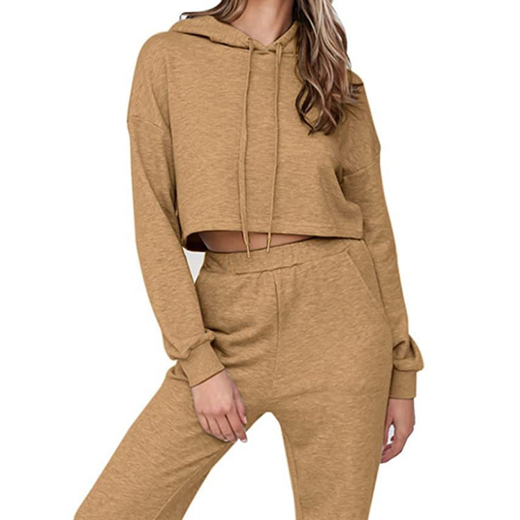 Casual Hoodie Suit Sportswear Home Furnishing Two-Piece Set