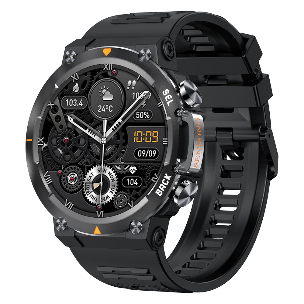 MAX18 Men Smartwatch 1.43 inch AMOLED Big Screen BT Calls Gesture Control AI Voice Sports 3-7 days