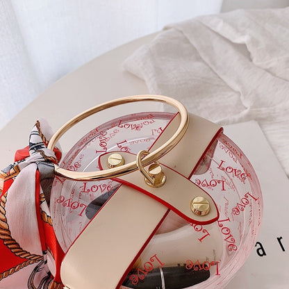 Korean Fashion Texture Ring Handbag