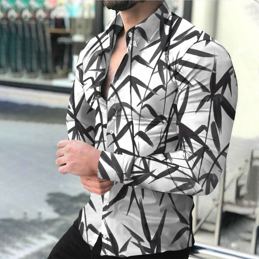 Casual 3D Printed Shirt Plus Size Shirt