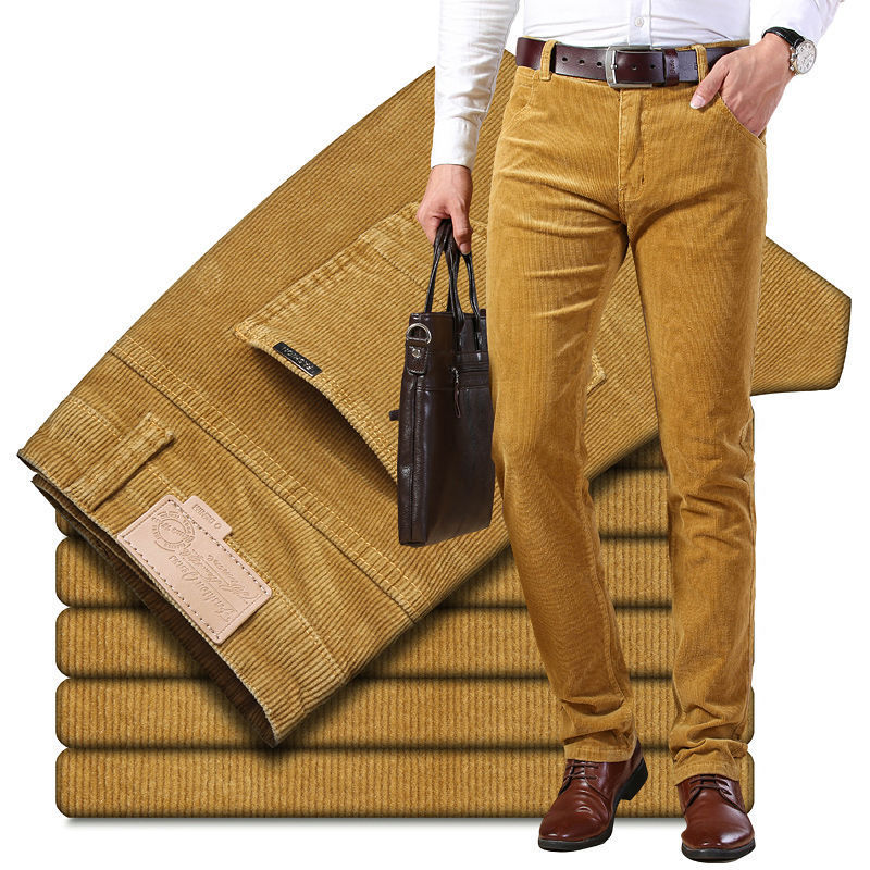 Autumn And Winter Stretch Casual Pants Men's Corduroy Men's Pants