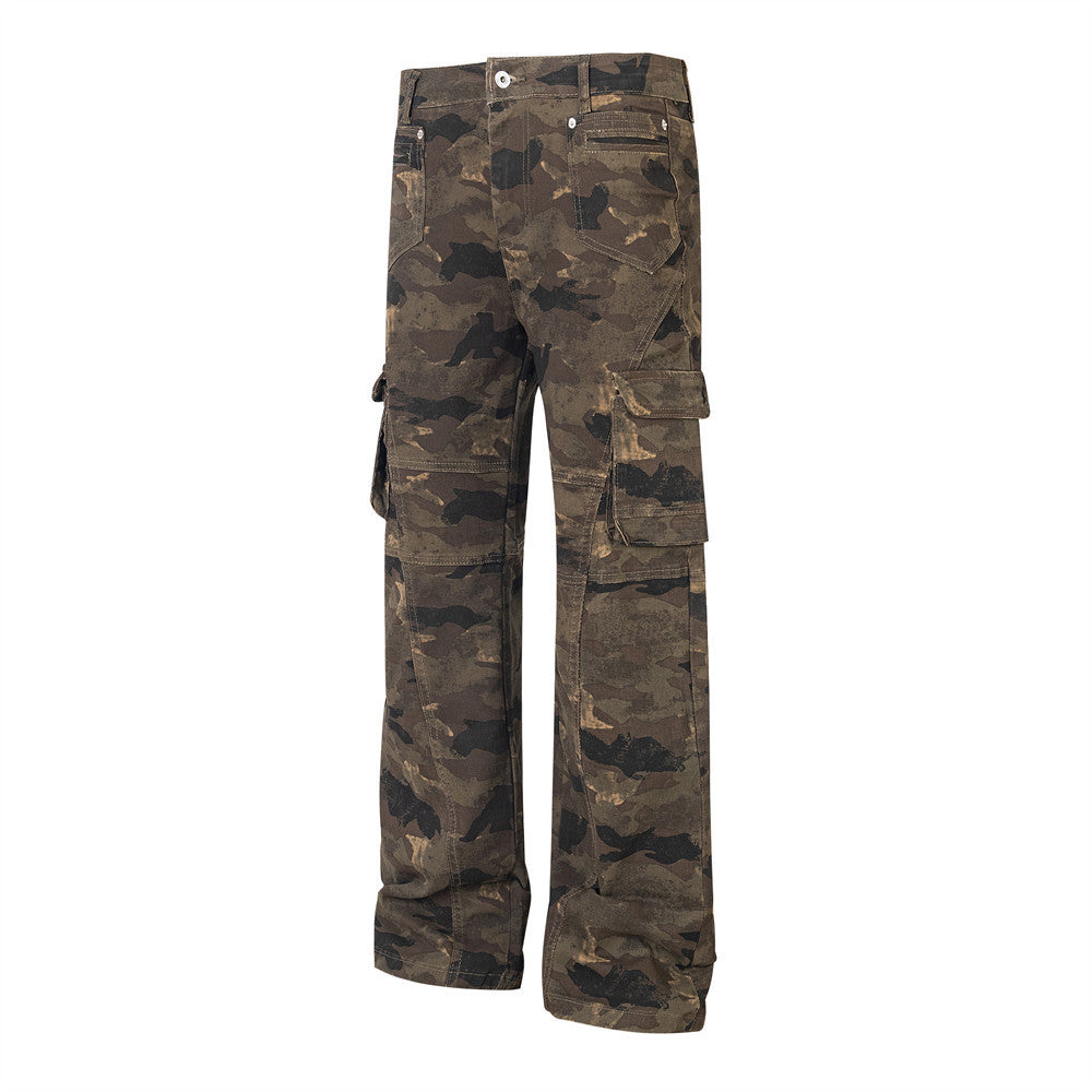 Fashion Work Clothes Camouflage Trousers For Men