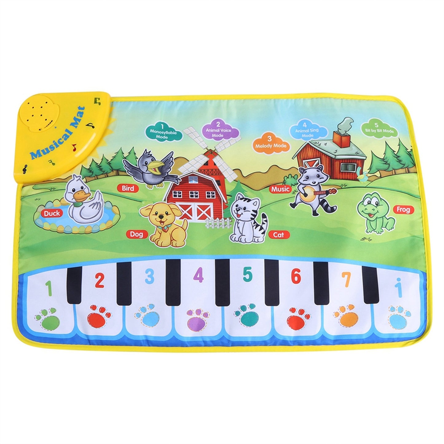 Baby Music Mat Children Crawling Piano Carpet Educational Musical Toy Kids Gift  3-7days