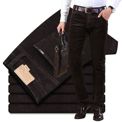 Autumn And Winter Stretch Casual Pants Men's Corduroy Men's Pants