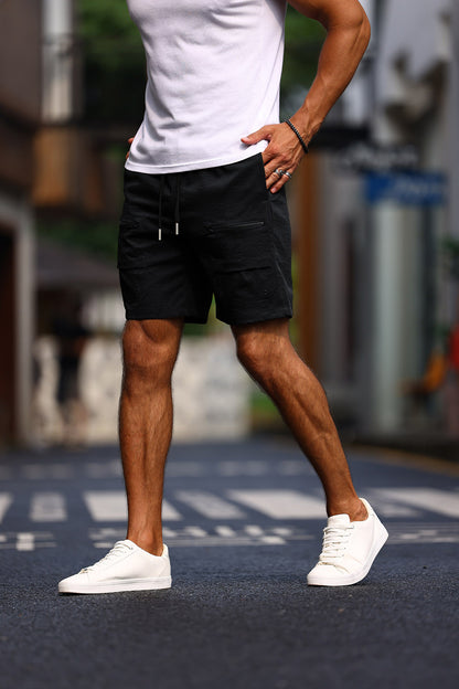 Workwear Shorts Men's Summer Pirate Shorts Loose