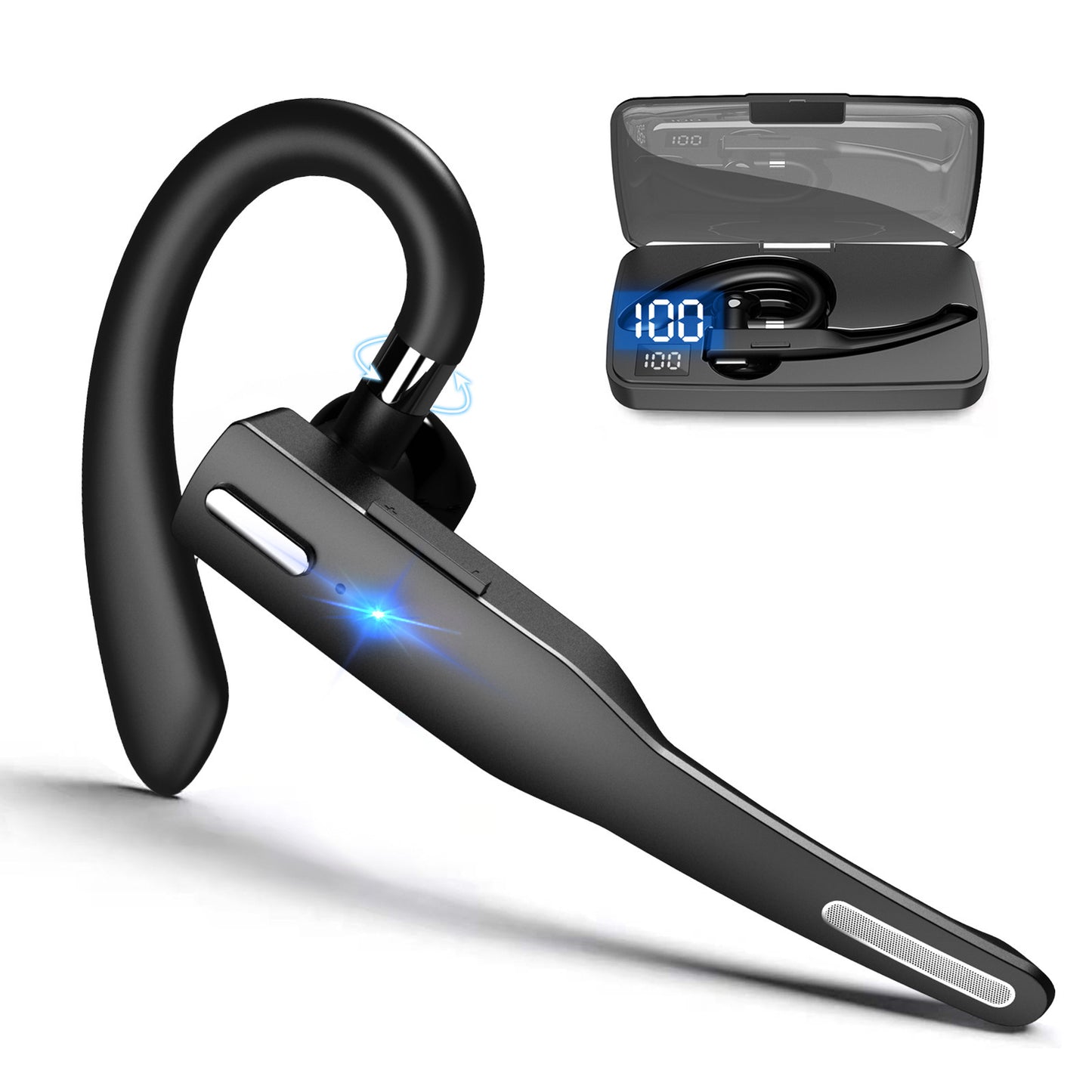 Wireless Bluetooth Headset ENC Call Noise Reduction 5.1 Ear-mounted