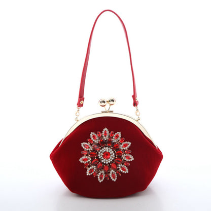 Fashion Personality Red Bridal Bag