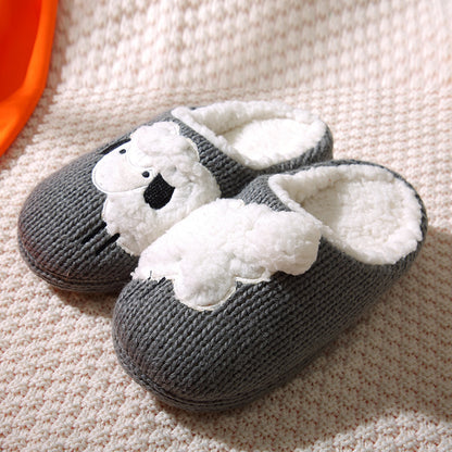 Men And Women Indoor Cotton Slippers Cartoon Cute