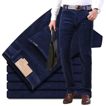 Autumn And Winter Stretch Casual Pants Men's Corduroy Men's Pants