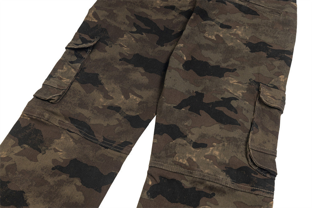 Fashion Work Clothes Camouflage Trousers For Men