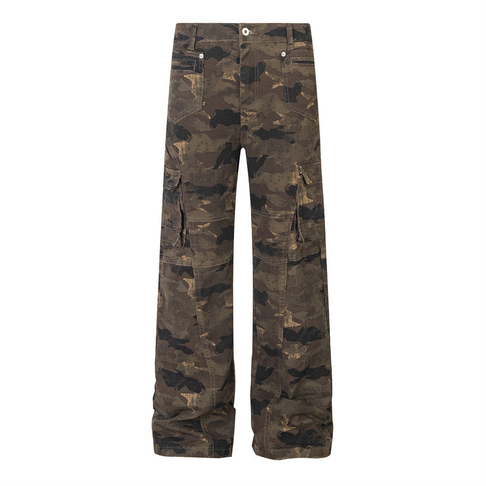 Fashion Work Clothes Camouflage Trousers For Men