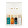 Generic Bella Vita Luxury Unisex Eau De Parfum Gift Set 4 x 20ml for Men & Women with SKAI, FRESH, WHITEOUD, HONEY OUD Perfume Long Lasting EDP Fragrance Scent 4~11days